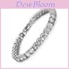 Stylish Unisex Geometric Hip-hop Claw Chain Bracelet With Rhinestones Trendy Fashion Jewelry