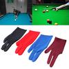 Professional 3 Finger Nylon Billiard Gloves Pool Cue Shooters Snooker Gloves