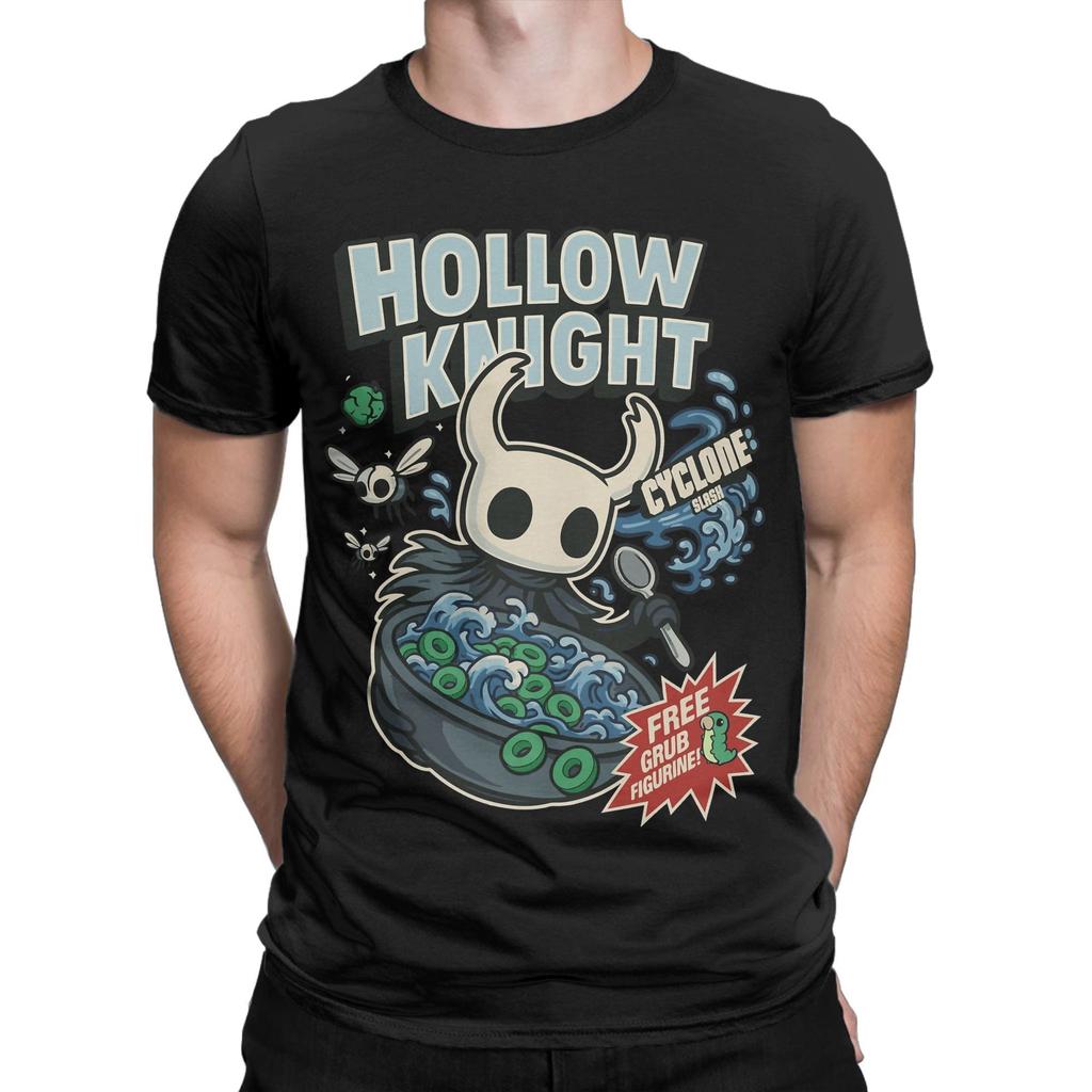 Men's T-Shirts Hollow Knight Cereal Funny Pure Cotton Tee Shirt Short Sleeve T Shirt O Neck Clothing New Arrival