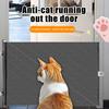 Retractable Safety Gate Extends To 49" Wide Puppy Fence Guard for Stairs Doorways Hallways Mesh Safety Gate for Baby Cats Dogs