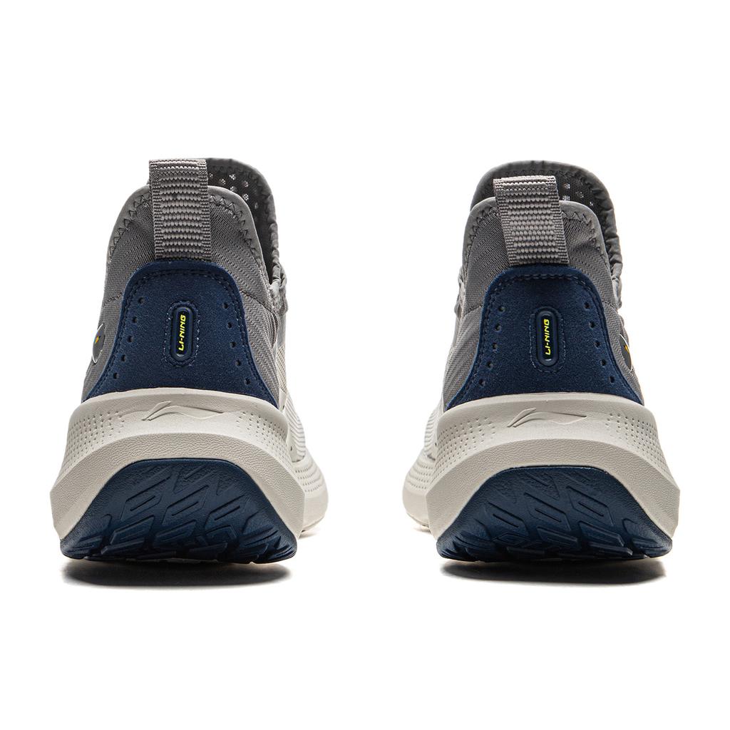 Li Ning SOFT GO Cushioning Slip Resistant Abrasion Resistant Breathable Lightweight Rebound Low Top Casual Shoes Men's AGLU275-1