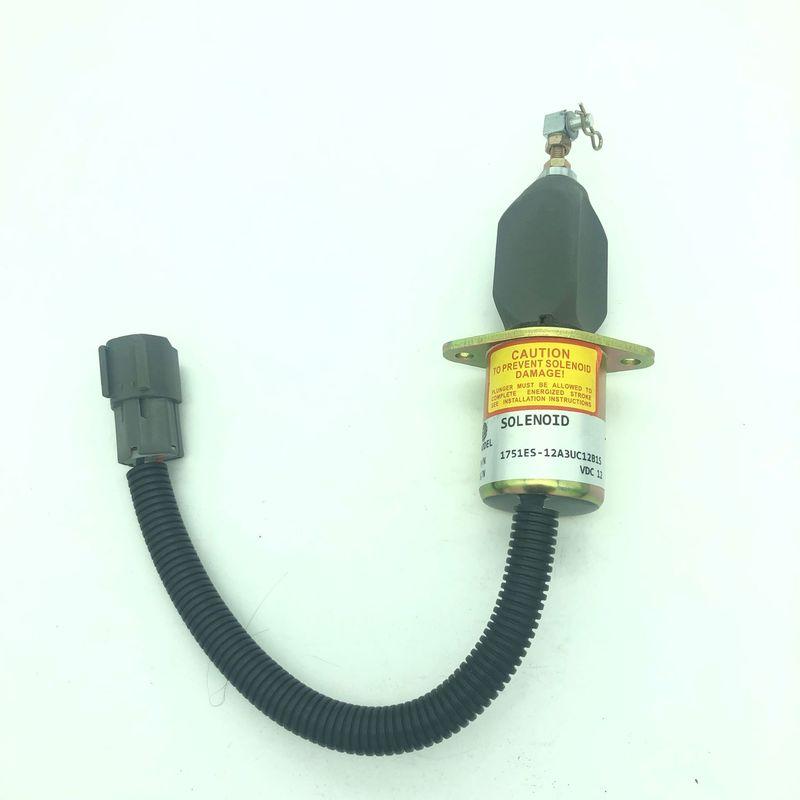 1751ES-12A3UC12B1S Fuel Shut Off Solenoid for Hyundai Excavator R60-5 R210-5 R335-7 For Yanmar Engine 12V