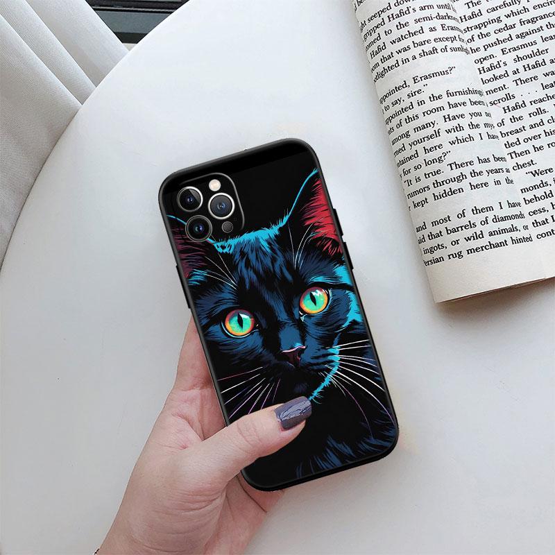 Cat Kitten Meow New High-End Cover Phone Case for iPhone 16 15 14 13 Pro Max Plus Mini