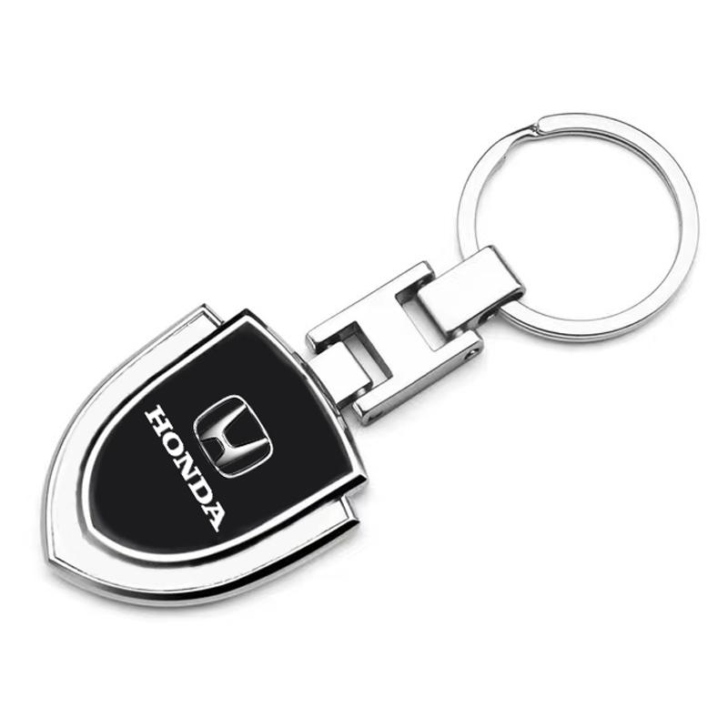 3D Metalen Auto Styling Sleutelhanger Sleutelhanger Sleutelringen Hanger voor Honda Civic Accord CRV Fit Jazz Odyssey Vezel Pilot HRV Styling Insight