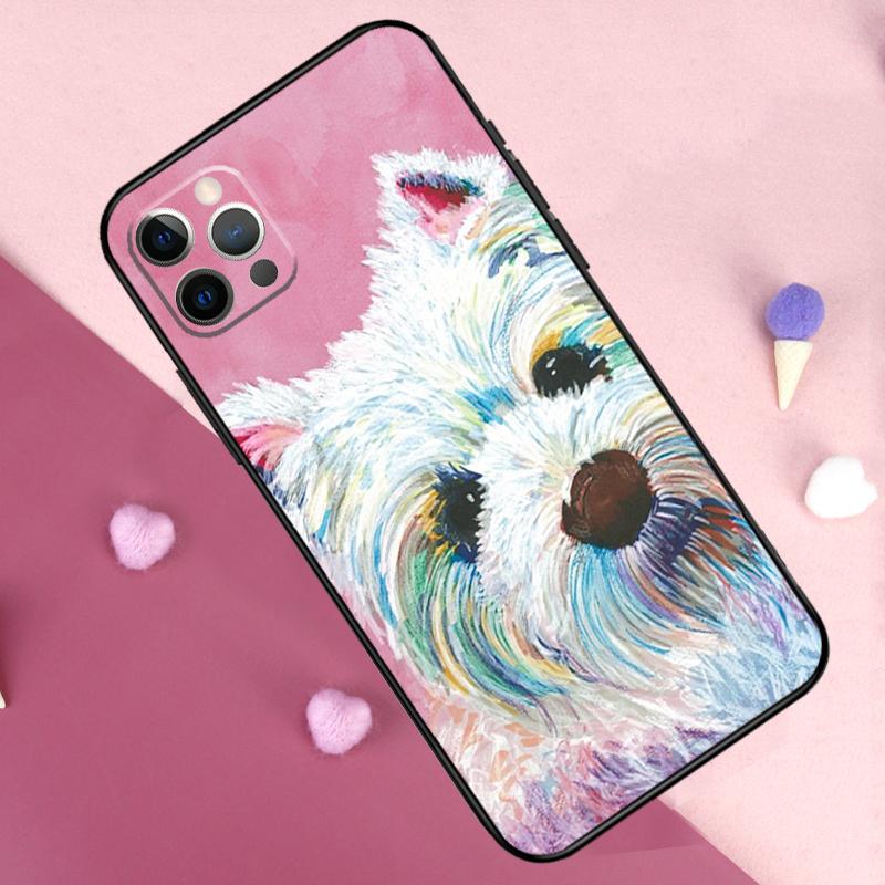Westie Dog Phone Case For iPhone 18 17 Pro Max 14 15 16 Plus 11 Pro Max 12 13 Mini 16e 17 Air Back Cover