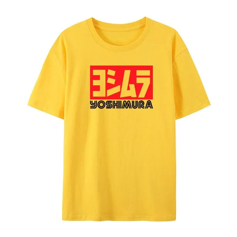 Men's Summer T-shirt Classic Japanese Motorcycle Exhaust T-shirt Fashionable and Funny T-shirt Men's Round Neck European Size