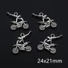 20pcs Antique Silver Plated Bike Car Motorcycle Truck Vehicle Charms Pendant Metal DIY Handmade Jewelry Findings Accessories