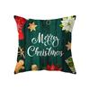 Merry Christmas Decorative Print Pattern Cushion Cover Home Living Room Sofa Decoration Square Polyester Pillow