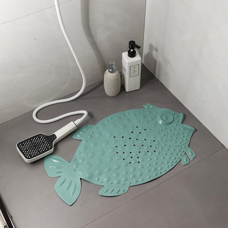 Bathroom Anti-Slip Mat Cartoon Shower Floor Mat With Suction Cups Massage Scrub Foot Pad For Dead Skin Remove