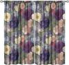 Colorful Floral Blackout Window Curtains   Spring Summer Watercolor Flowers Pattern Window Drapes   for Living Room Bedroom 42" W