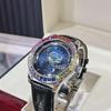 Augustus Luminous Starry Sky Herren-Automatikuhr, wasserdicht