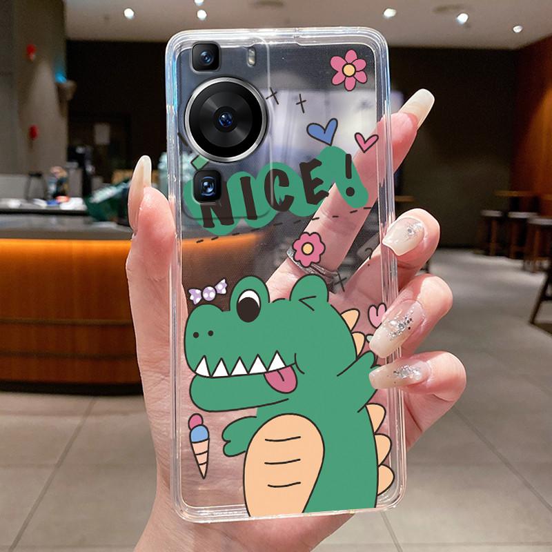 For Huawei P60 Pro 2023 P60pro Case Cover Luxury Fashion Butterfly Flowers Clear Soft TPU Fundas For Huawei P 60 P60 Pro Casing