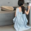 Fashionable Summer Girls' Princess Dress with Bow