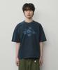 WMC Washed Wall Marking T-Shirt_Navy