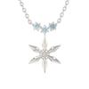 Frozen Silver Pendant Necklace Rhodium Coated Diamond Cubic Zirconia (VPCDS20303)