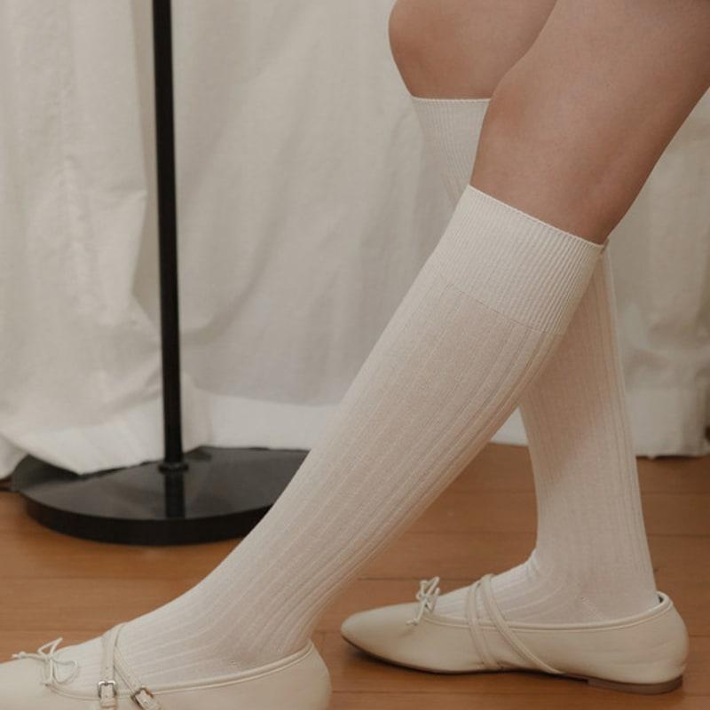 Tatiana Plain Grosgrain Knee Socks SC8082 8 Colors