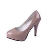 Pumps Shoes Women PU Leather Shallow Slip-On Round Toe High Heels Wedding Party Derss Shoes Mujer Plus Size 2024