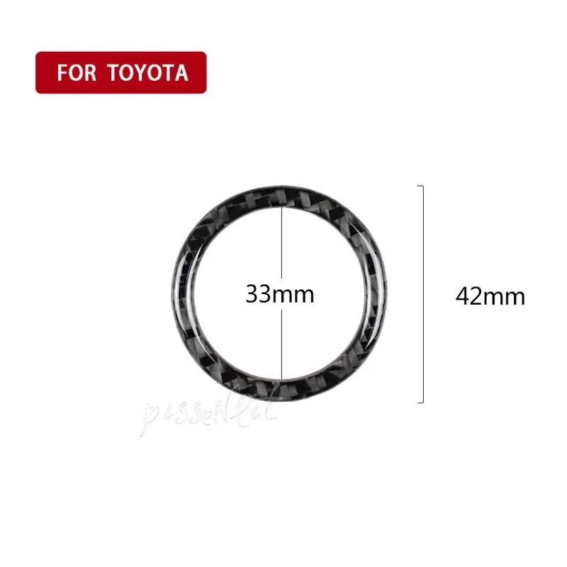 Fit for Toyota Camry 2018-2019 Accessories Steering Wheel Button Car Interior Decoration Protector Carbon Fiber Car Sticker