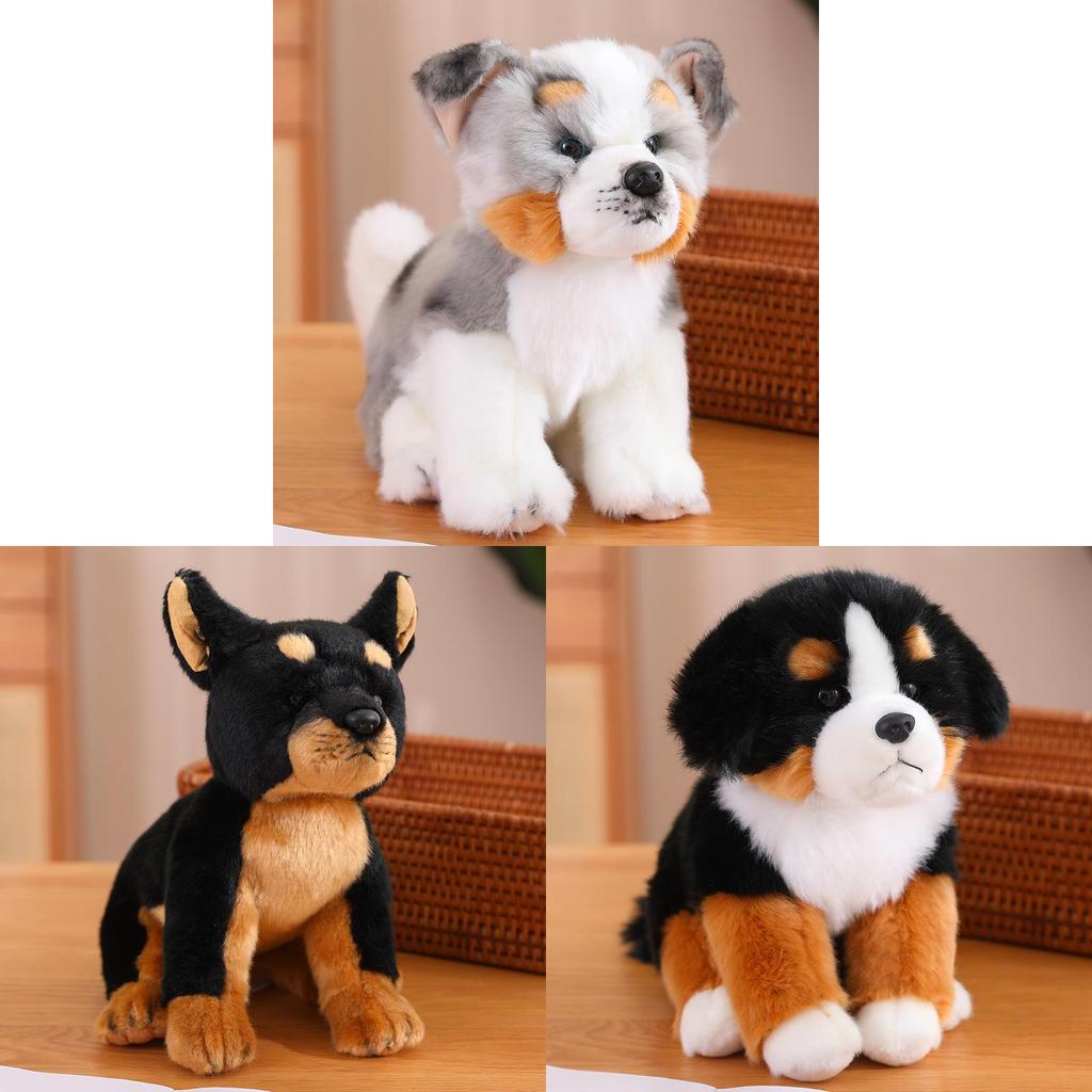 Giocattolo Peluche Cane Cane di San Bernardo Peluche Regalo Per Bambini e Adulti