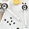 5/10/15/20/30ML Stainless Steel Coffee Scoop, Tablespoon Measuring Spoon Long Handle Coffee Spoon for Kitchen Cafe Making