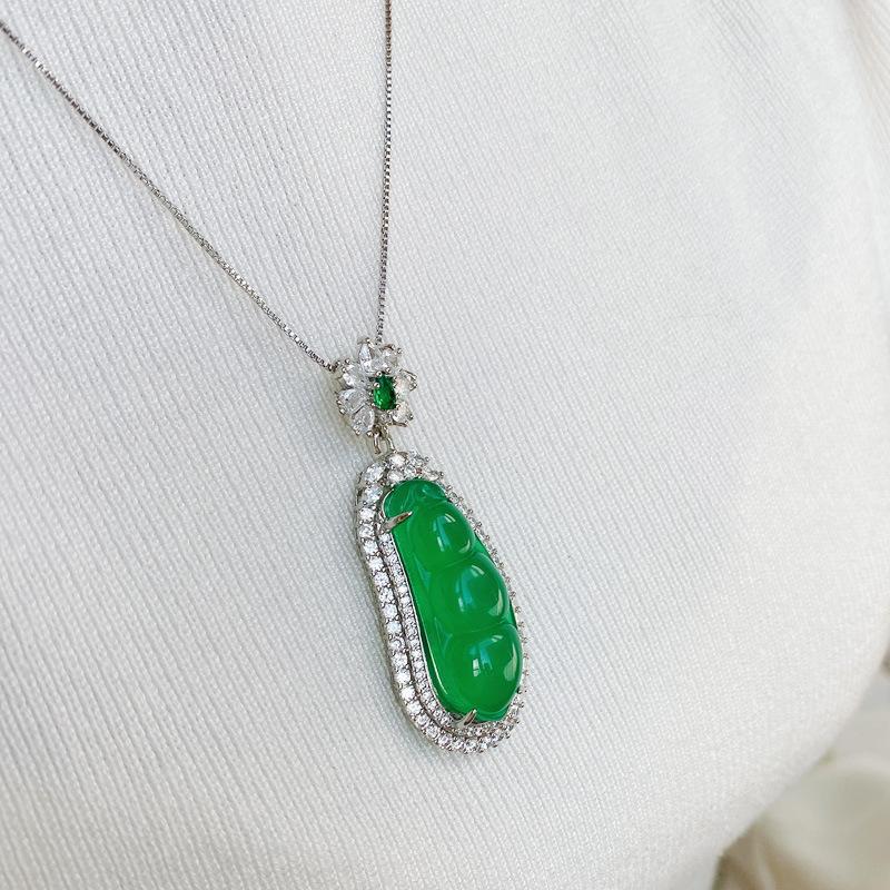 Sace Gems Classic Copper Alloy Zircon Women Pendant Necklace Fashion Gift