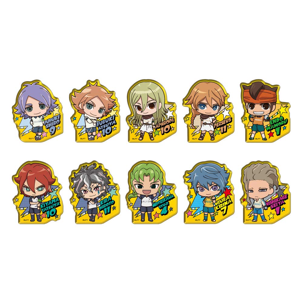 Inazuma Eleven Clear Clip Badge Vol.2 (BOX)