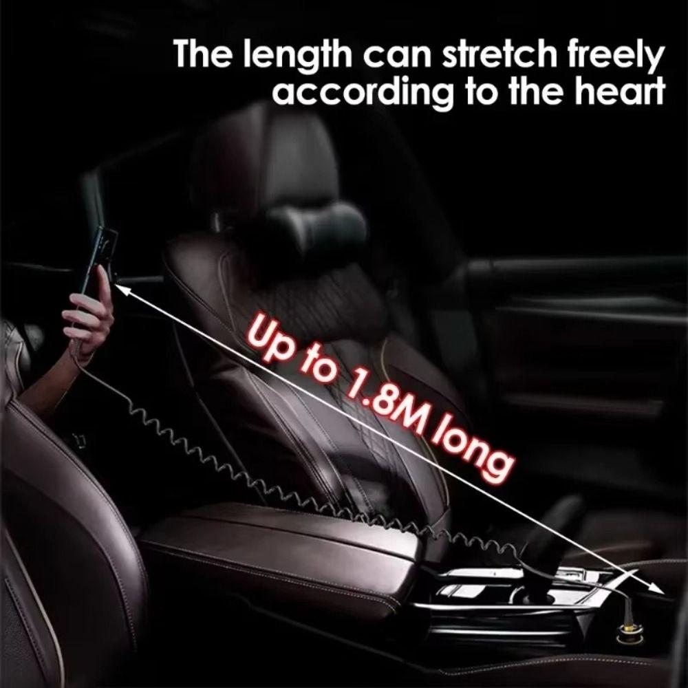 Flexible Spring Data Cable Type C To C Mobile Phone Charging Cable for Mobile Phone Tablet