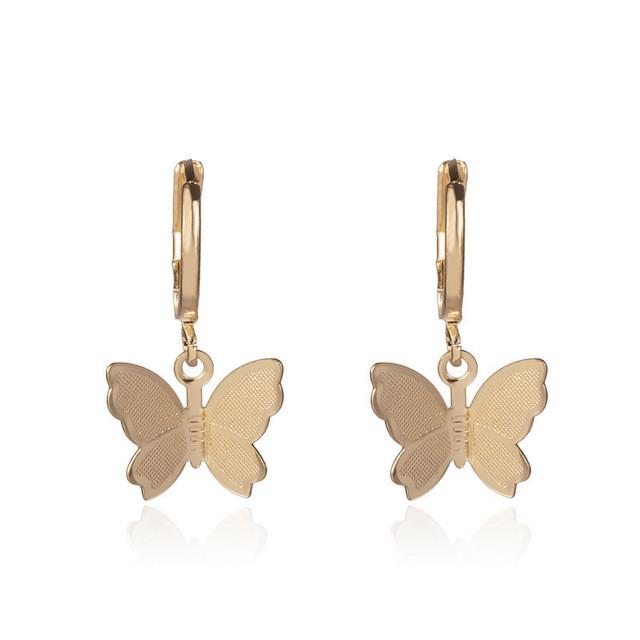 2023 New Fashion Trend Unique Design Elegant Delicate Geometric Retro Irregular Earrings Women Jewelry Party Gifts Wholesale