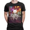 Stray World Novelty 100% Cotton T-Shirt Stray Tops Tees For Men