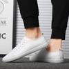 Bequeme Spaltlederschuhe Herrenmode Herren Freizeitschuhe Marke Mann Weiche Bequeme Ballerinas Herren Schnürschuhe Schwarz Weiß Sneaker
