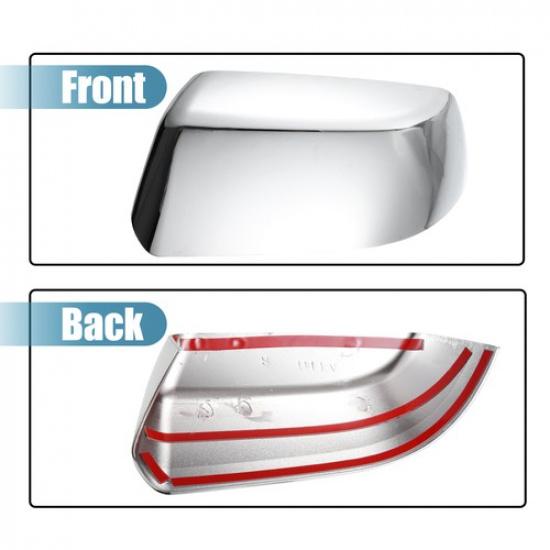 Chrome Top Half Mirror Cover Handle Cover for Chevy Tahoe Suburban for GMC Yukon