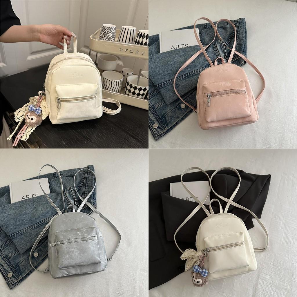 Women Backpack With Durable Pu Material For Daily Use And Vintage Style