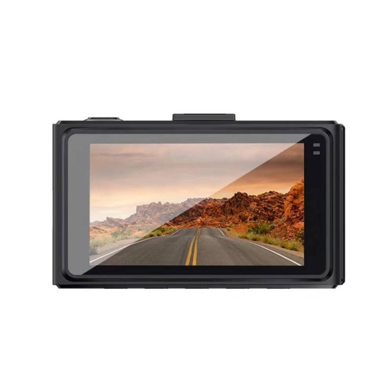 Hot,Car HD Driving Recorder 3-Inch 4k+1080p Dual Lens Wide-angle Dual Recording Night Vision Dash Cam