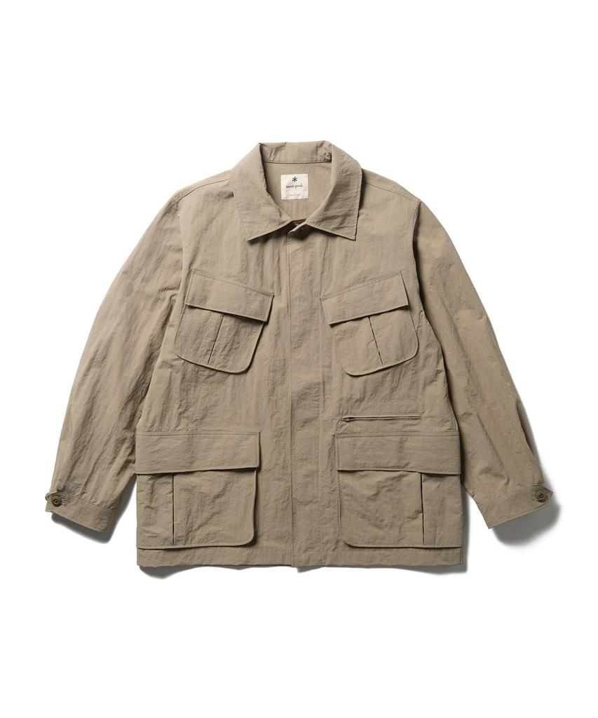 Snow Peak Nylon Washer Jacket Outerwear Jacket GREIGE L JK-26SU006 Men's Women's