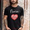 Nurse T Shirt Nursing RN Medical Apparel Healthcare Worker Registered Future Vintage Washed Comfortable Streetwear Breathable