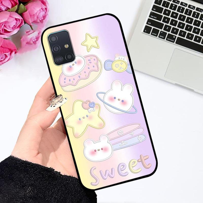 For Samsung Galaxy A71 4G 5G Case Galaxy A70 Silicone TPU Matte Phone Cover For Samsung A Quantum Fundas SM-A716N Coque Bumper