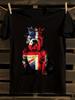 Bulldog British Union Jack Flag England Crown Graphic Tshirt
