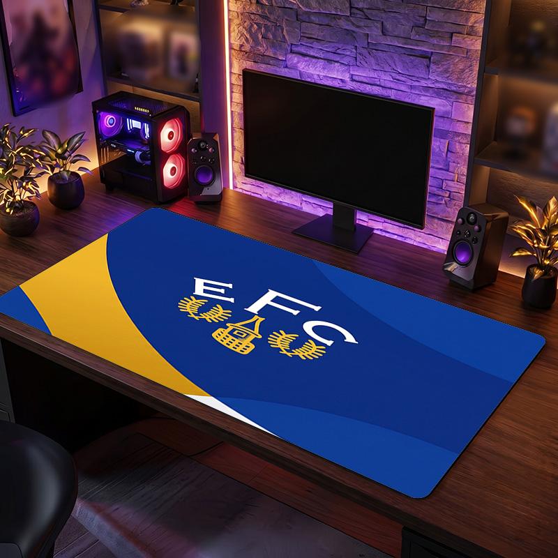 Everton Football Print Large Mouse Pad, Anti-Slip Extended Gaming Desk Mat for Office Home