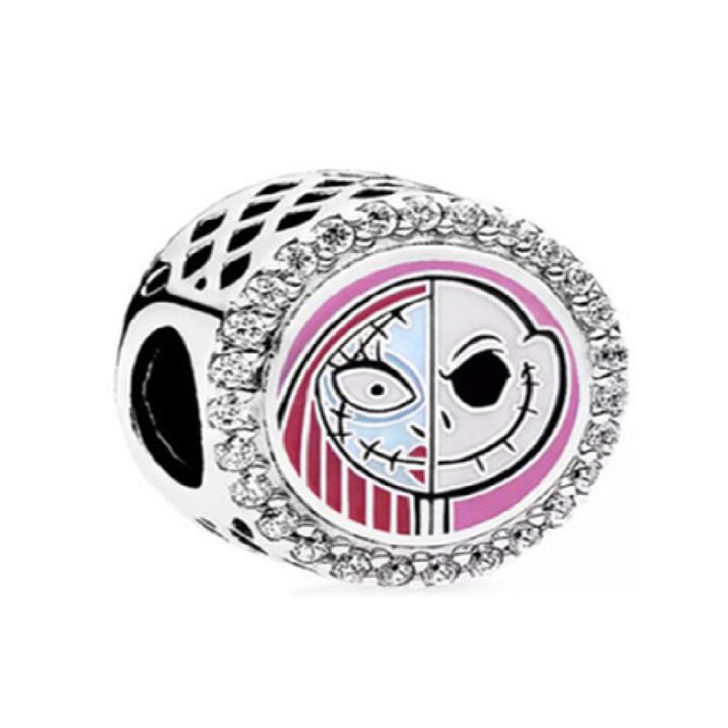 New Halloween S925 Silver Multi Character Thrilling Carnival Charm Bead Fit for Original Bracelet DIY Boutique Jewelry