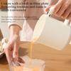 Mixeur Électrique Portatif Rechargeable Batteur à Œufs Lave-Riz Bol à Mélanger 1L Outil de Pâtisserie Polyvalent pour Mélanger Fouetter