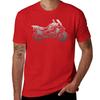 R1250GS Adventure Silhouette V1 Motorbike Touring Enduro Dual Sport T-Shirt Aesthetic Clothes Sweat Shirts Graphic Tee Men