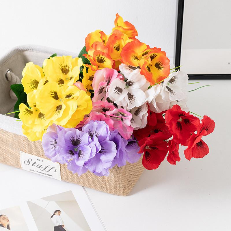 Simulation Fringed Iris Flower Home Living Room Decoration Fake Ornaments Flower