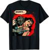 Ürkütücü Korku Filmi Canavarı Çizgi Roman Vintage Kurt Adam Unisex Tişört