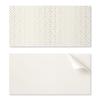 Set of Self-Adhesive Vinyl Tiles with Printed 3D Leaf Pattern 10x40x20 Cm