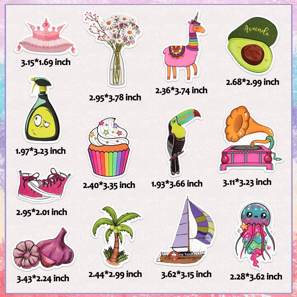 100 PCS Cute Sticker Cartoon Vsco Girls Pink INS Style DIY Stickers for Laptop Guitar Luggage Skateboard Moto Car Decal Kids Toy