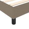 Vidaxl Kontinentalbett Mit Matratze, Taupe, Stoff, 80X200 Cm