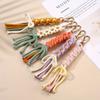 Fashion Hand Woven Rope KeyChain Flower Key Ring Bohemian Knitted Keyrings Charm Bag Pendant Key Accessory Gifts