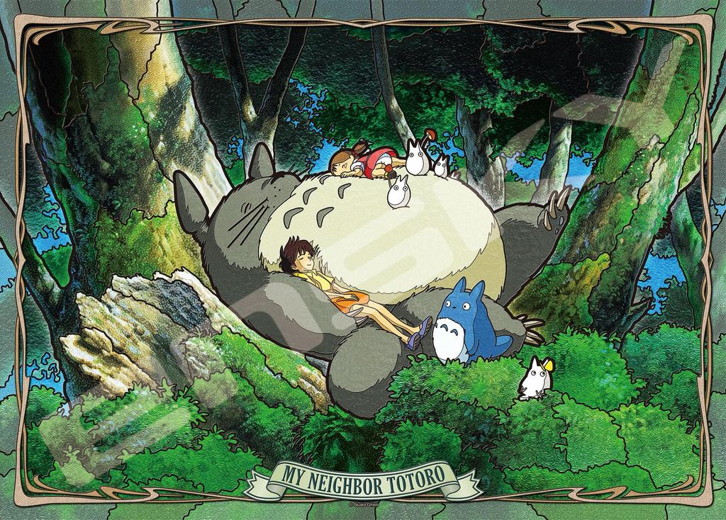 Ensky Jigsaw Puzzle Art Crystal Jigsaw My Neighbor Totoro Totoro and Nap 500 Pieces