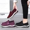 Spring and Summer New Women's Shoes, Knitted Breathable, Sports Running Shoes, Casual Work Shoes, Platform Shoes