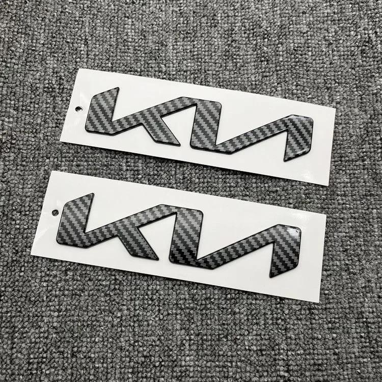 KN ABS Auto Frontlogo Aufkleber Für neue Kia Stoßstange hinten Heckklappe Kofferraum Aufkleber Auto Heck Emblem Aufkleber Styling Zubehör